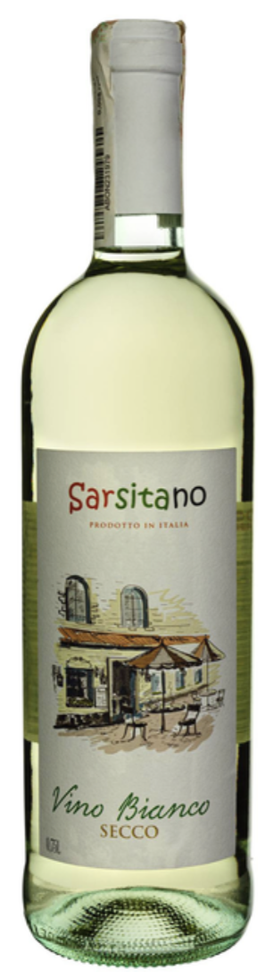 Вино Sarsitano Vino Bianco Secco сухе біле 10.5% 0.75 л
